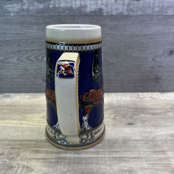 Vintage Ceramarte  Anheuser-Busch Budweiser Beer Stein Mug Clydesdale - Picture 4 of 9